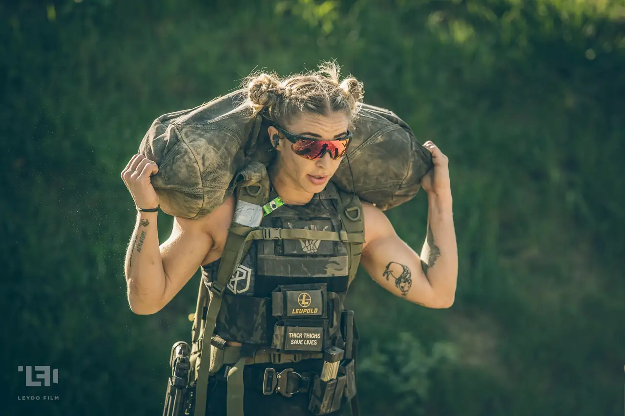 A new competitor preparing to start at a Tactical Games event