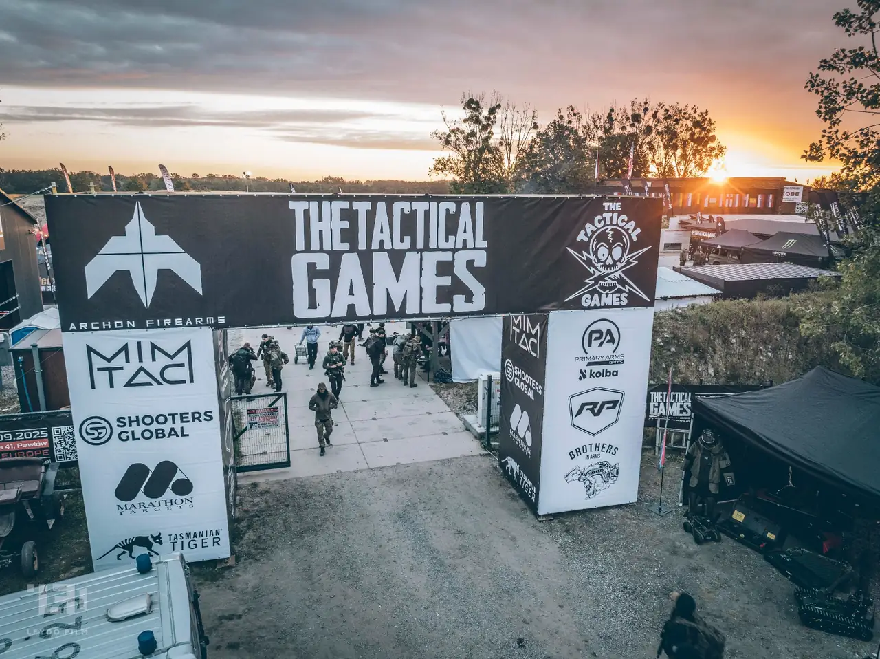 Tactical Games competitor during a shooting stage