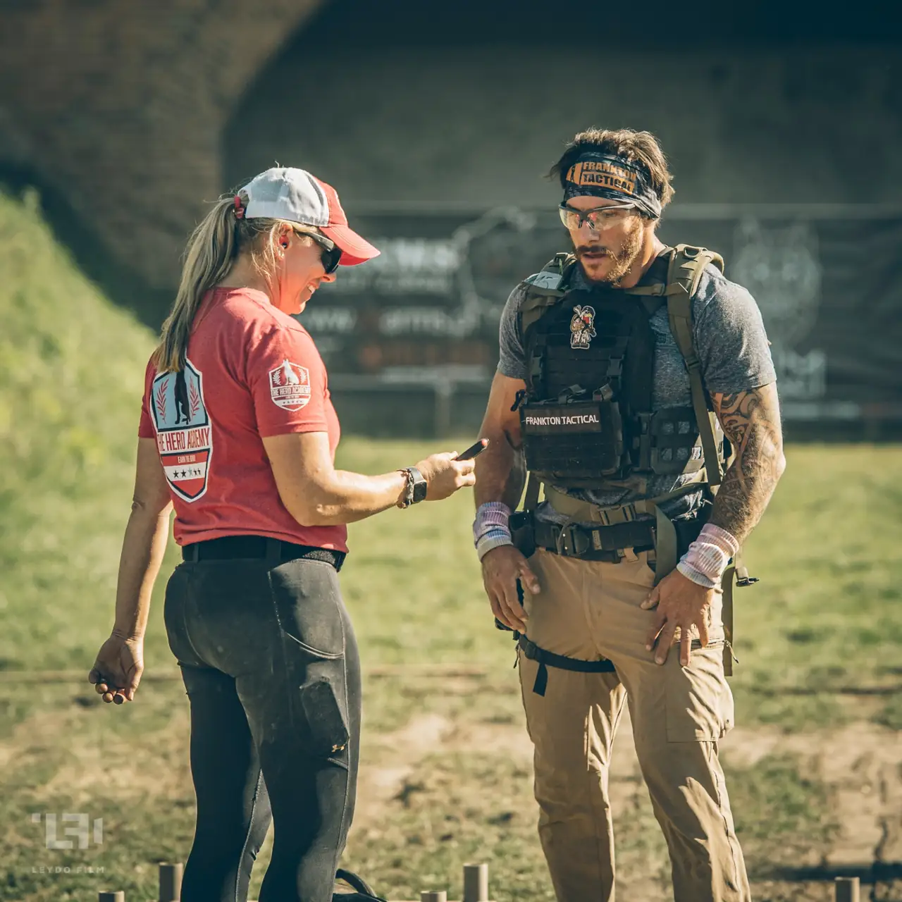 A volunteer helping out at a Tactical Games event